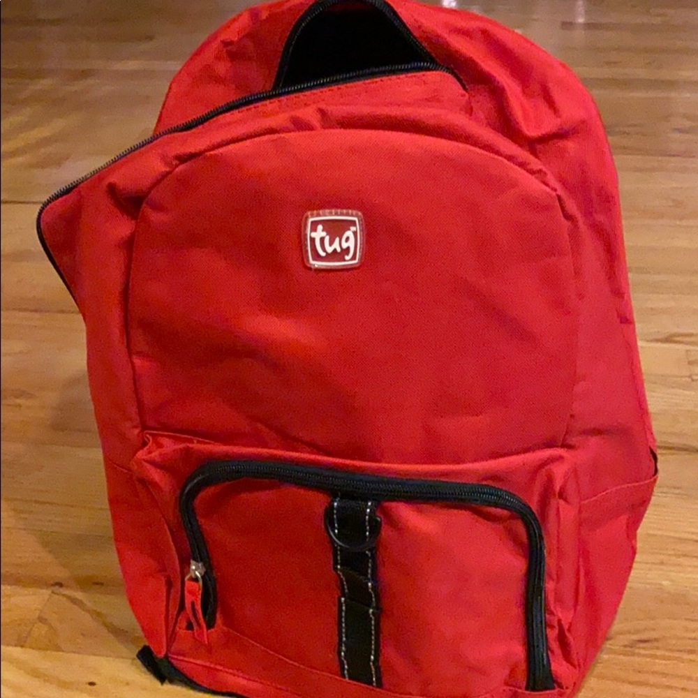 Red tug backpack